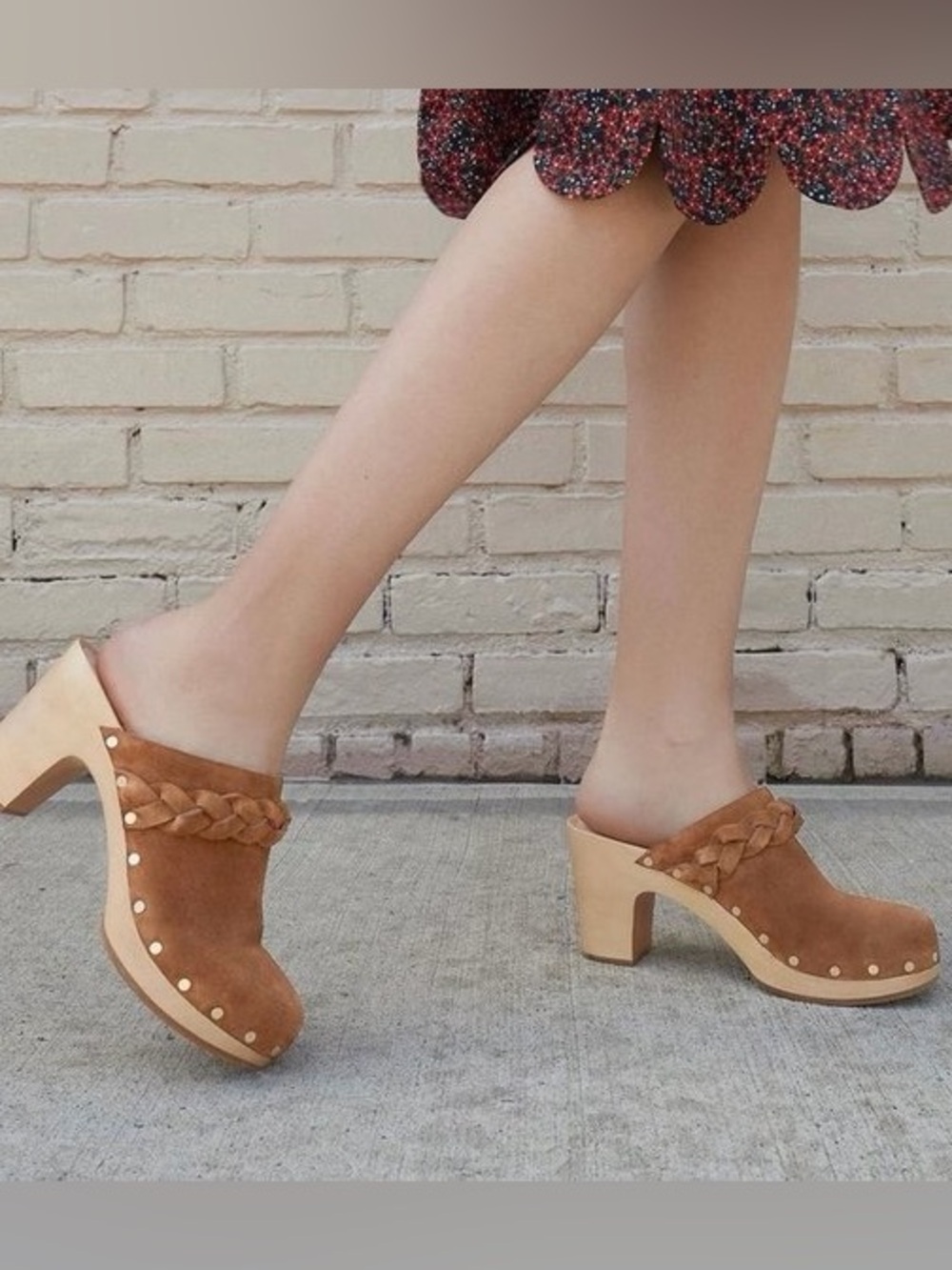 Loeffler Randall Brown Suede Merrill Clog, 10M